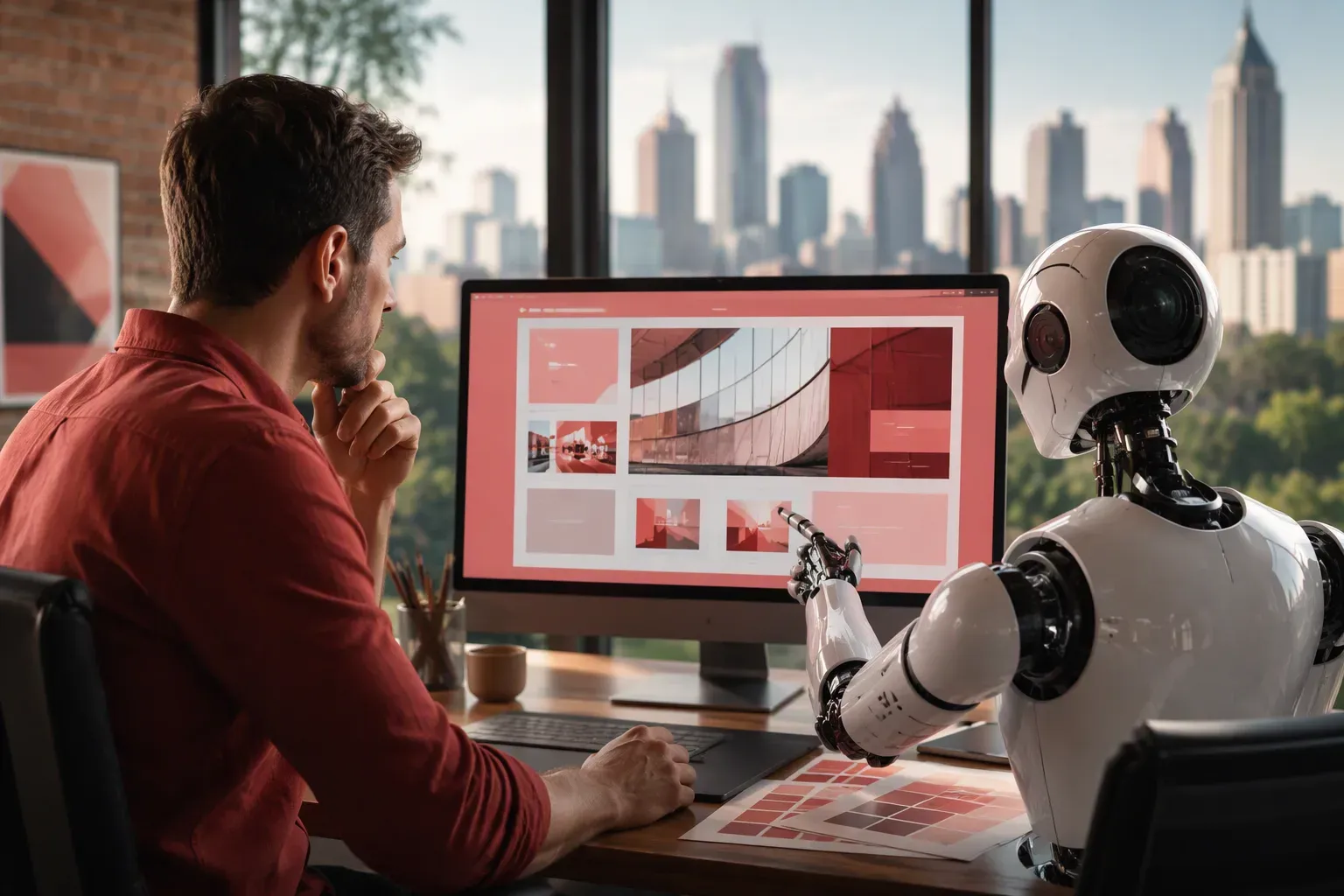 What qualifies as an AI-powered web design agency in Atlanta?